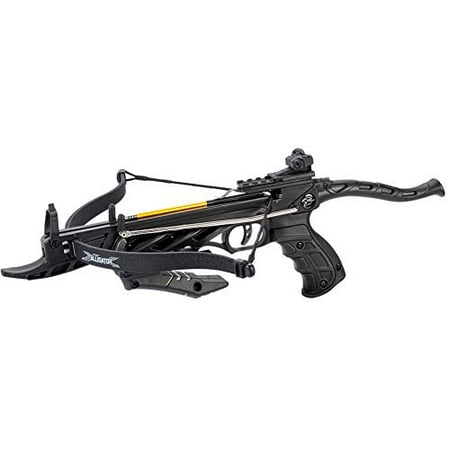 80lbs Black Self Cocking Aligator Crossbow 225+ FPS + 3pc Arrows Bow New