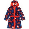 thumbnail image 2 of Marvel Boys Blue Bathrobe, 2 of 7