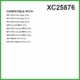 thumbnail image 2 of ECOGARD XC25876 Cabin Air Filter Fits 2007-2014 Ford Edge, 2008-2015 Mazda CX-9, 2011-2015 Lincoln MKX, 2008-2009 MKZ, 2009 MKS, 2 of 7