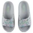 thumbnail image 6 of Rick and Morty Men's Slides, Comfort Foam Printed Slip-on Slippers Grey – 10/11, 6 of 6