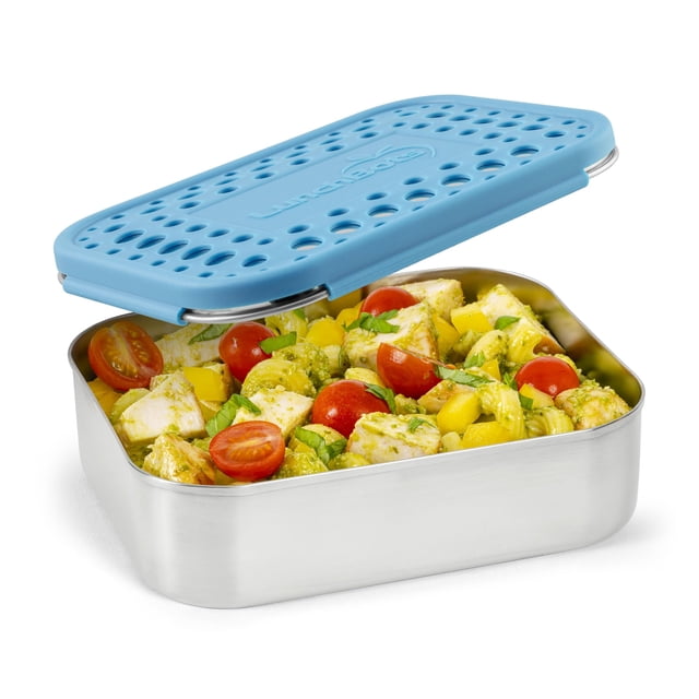 Contenedor sándwich de acero inoxidable LunchBots Medium Uno
