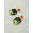 thumbnail image 3 of Way to Celebrate Halloween Bride of Frankenstein Earring, 1 pair, 3 of 3