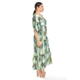 thumbnail image 3 of Maxi vestido estampado Roman Fashion /Juvenil, 3834 (Verde) verde G, 3 of 5