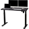 thumbnail image 2 of Whole Piece Electric Standing Desk, 48 x 24 Inches Height Adjustable Desk, Sit Stand Desk Home Office Desks - Black 19962, 2 of 9