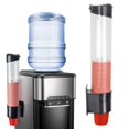 thumbnail image 1 of Dispensador de vasos IWNTWY, soporte de pared tipo tirador, 200 ml, 350 ml, negro, 1 of 9