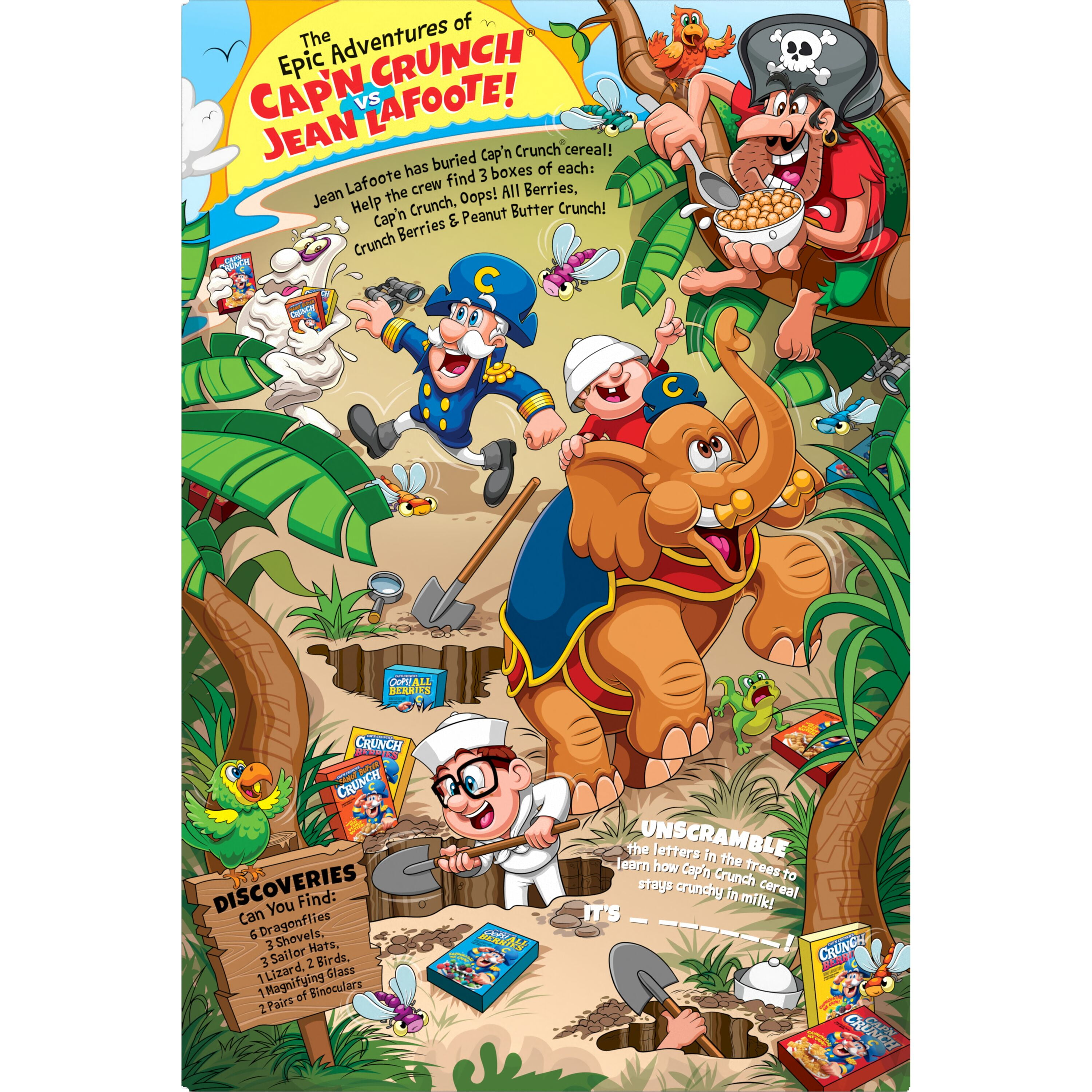 Cap'n Crunch Sweetened Corn & Oat Cereal Peanut Butter Crunch, 11.4 Oz