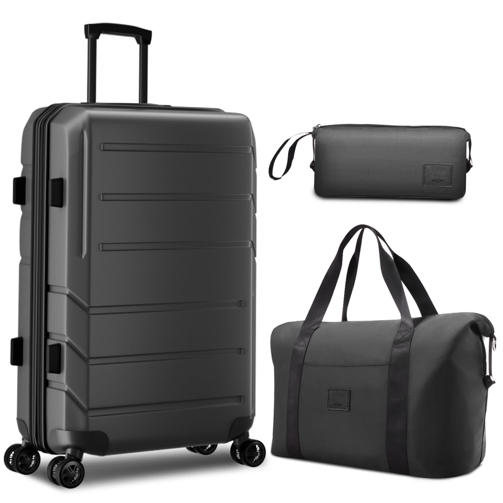 COBIZI 3 Piece Luggage Sets Hardshell Hardside TSA Lock Lightweight Durable Spinner Wheels Suitcase