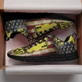 thumbnail image 3 of Don’t Tread On Me American Flag Libertarian Gadsden Running Shoes Sneakers Mesh Black Size 5, 3 of 5
