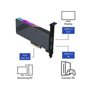 AVerMedia GC575 HDMI Capture Card ,Live Gamer 4K 2.1 PCIe 4K60, Ultra-Low Latency on PS5, PS4 Pro, Xbox ,Switch Games