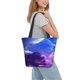 thumbnail image 2 of Balery Dreamy Colorful Starry Sky Bolsa de Hombro con Diseño, Bolsa Grande y Duradera, Bolsa Versátil para Compras, 2 of 6