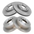 thumbnail image 2 of TRQ Front and Rear Brake Rotors Set Fits Select 2009 Hyundai Tucson 2005-2010 Kia Sportage, 2 of 7