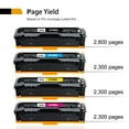 thumbnail image 3 of 10-Pack Compatible for HP 201X Toner 201X CF400X works with HP Color LaserJet Pro MFP M252dw M277dw M252n M277c6 M274n CF401X CF402X CF403X Printers (Black Cyan Magenta Yellow), 3 of 8