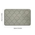 Growsl Rugs,Area Rug,Bathroom Thickened Absorbent Non Slip Floor Mat