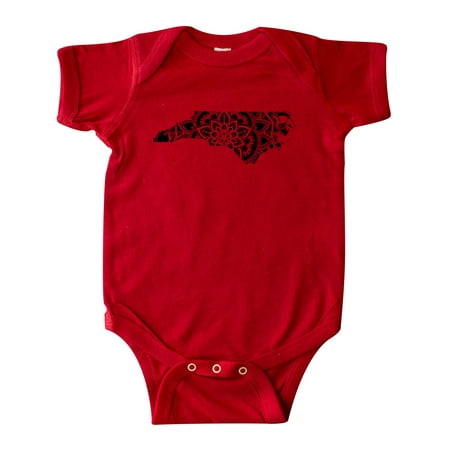 

Inktastic North Carolina Silhouette Mandala Gift Baby Boy or Baby Girl Bodysuit