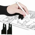 thumbnail image 2 of JoyMoreHome 2 Pcs Drawing Glove Artist Glove for Drawing Tablet Two Fingers for Left Right Hand Digital Art Stylus for Paper Sketching,Ipad,Monitor Painting, 2 of 5