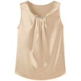 thumbnail image 3 of Silk Satin Tank Tops for Women Scoop Neck Sleeveless Camisole Tops 2025 Summer Basic Blouses, 3 of 7