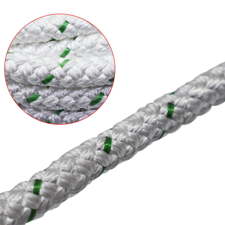 Double Braided Polyester Rope, Breaking Strength 4800Lbs, 3/8 Inch, 200ft 