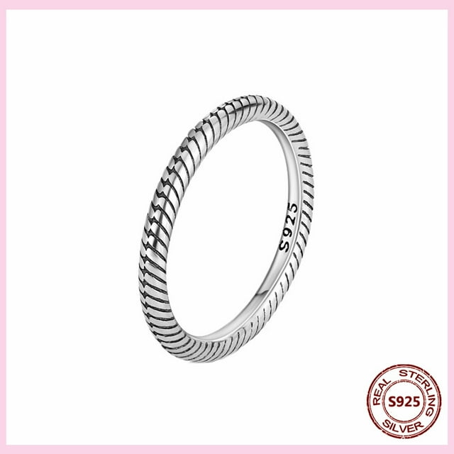 925 Silver Stackable Vintage Leaf Ring For Women Crystal S925 Bowknot Rings Original Finger Rings Anniversary Retro Jewelry YFPTR089 8