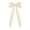 A, variant on Cmunyle Small Velvet Christmas Bow Gift Wrapping Accessories Polyester Fabric For Home Decoration Apparel And Clothing Embellishment Version A Beige Color A