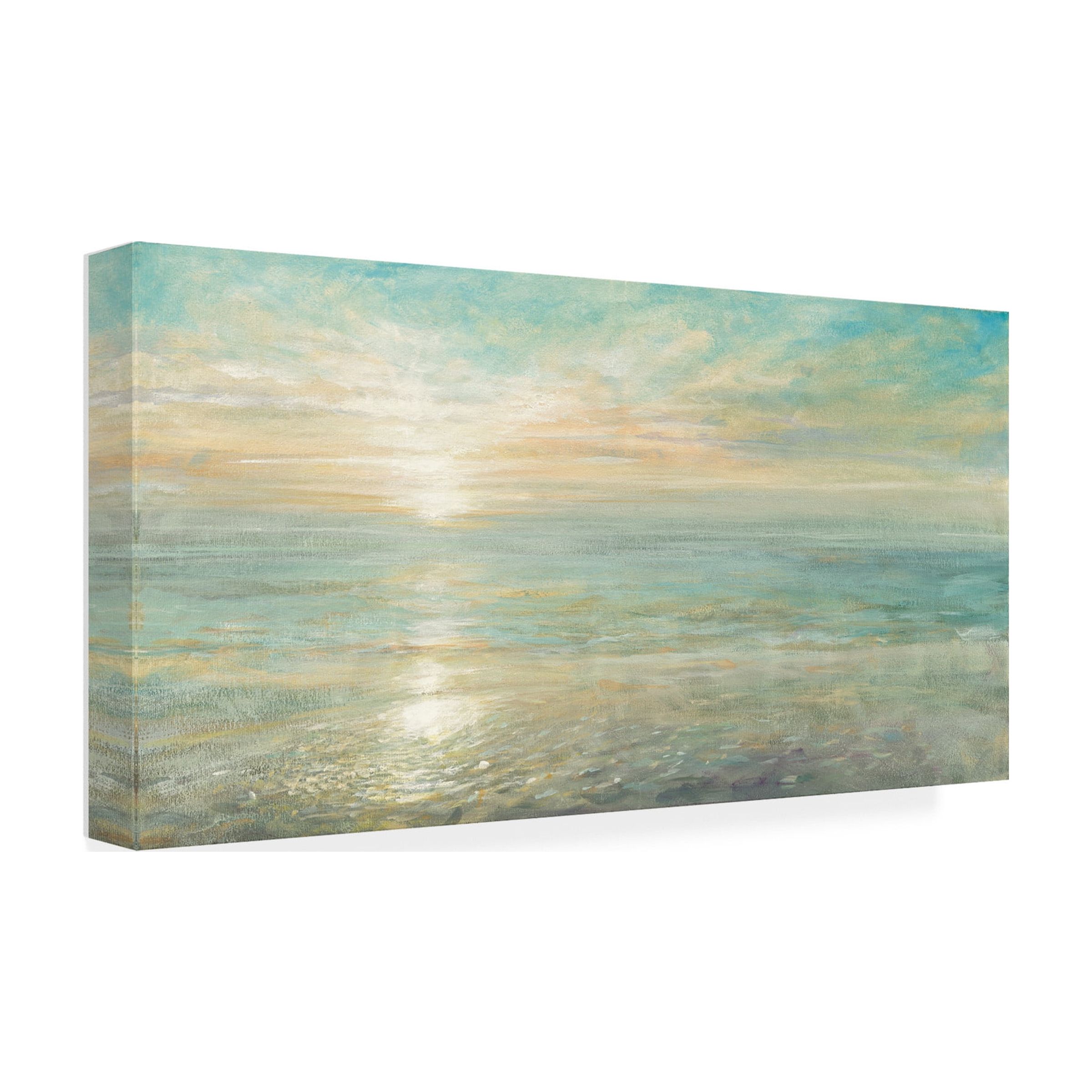 Trademark Fine Art 'Sunrise Painting' Canvas Art by Danhui Nai