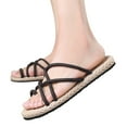thumbnail image 3 of Mens Slippers,Men Flip Flop Slippers Flat Sole Comfort Sandals for Beach Summer Casual Wear,Slippers for Men,Brown,8.5, 3 of 6