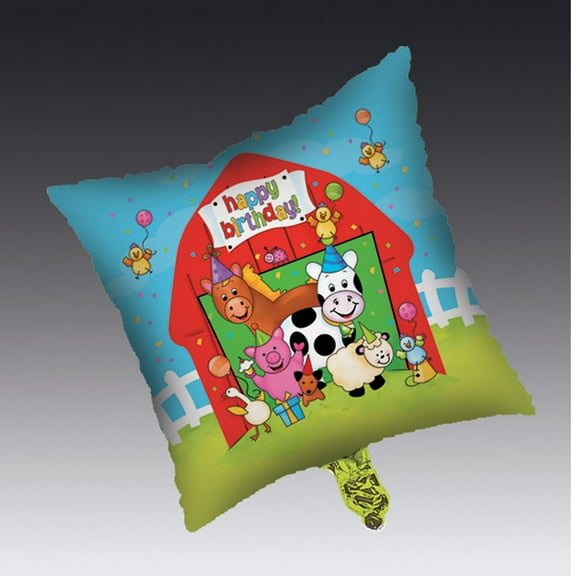 Happy Birthday Foil Balloon Barnyard Bash