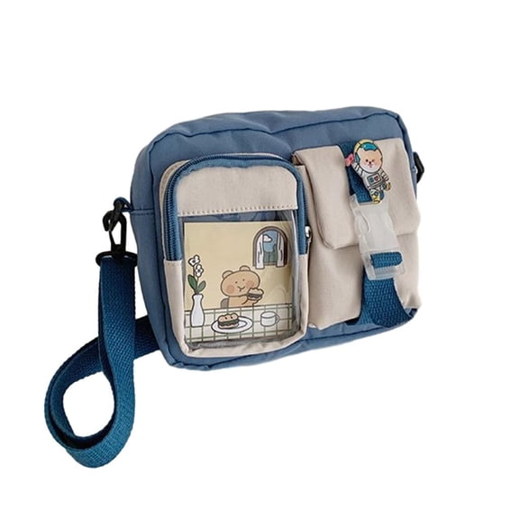 Giaone Canvas Shoulder Bag Women Crossbody Bag Square Bag with Ample Storage Stylish