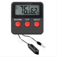 thumbnail image 1 of Breeding Box Temperature and Humidity Meter Reptile Pet Thermometer Stable Suction Cup Convenient and Practical Number, 1 of 6
