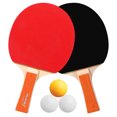 thumbnail image 1 of Tignapoo Ensemble de Raquettes de Tennis de Table pour Amusement Familial - Comprend 2 Raquettes et 3 Balles, Parfait pour les Étudiants et Tous Âges, Design Durable avec Prise en Main Confortable et Haute Élasticité pour un Jeu Amélioré, 1 of 6