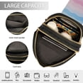 thumbnail image 3 of FORMRS Womens Crossbody Sling Bag Travel Daypack Shoulder Chest Backpack, Light Pink Stripes, 3 of 7