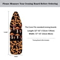 thumbnail image 6 of HELLHERO Iron Cover for Ironing Board Leopard Ironing Board Covers Fits Standard 54" x 15" Inch Boards Stain & Scorch Resistant, Home Decor, 6 of 6