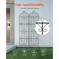 thumbnail image 4 of CAFORKP 2-Pack 87x20in Garden Trellis, Metal Rustproof Plant Support for Climbing Vines, 4 of 11