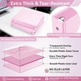 thumbnail image 4 of 1.5 Inch 3 Ring Binder, Durable Three Ring Binder with Plastic Cover and Metal Rings, Cute Pink Binder for office supplies Office Supplies, Large Capacity office supplies Binder, Classroom Must, 4 of 7
