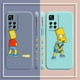 thumbnail image 4 of Case For Redmi Note 12 11 11T 11R 11E 10 9 8 7 7S PRO PLUS 4G 5G Simple Liquid silicone Case Funny The S-Simpsons, 4 of 5