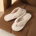 thumbnail image 5 of CAIVO Women Indoor Thong Slippers Soft Sandals Non- Comfortable Summer Home Footwear Flip-flops House Shoes, 5 of 9