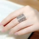 thumbnail image 4 of Minnieouse Anillo minimalista para mujer, elegante y versátil, accesorios de moda, anillos para mujer, anillo de dedo, plata vintage Type3 NO3, 4 of 6
