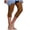 Brown, variant on Sexlip Womens Cropped Pants Spring Summer drawstring waist relaxed fit durable material patch pockets machine washable for summer outing Brown S