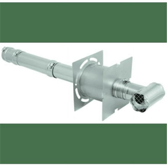 4 in. I.D FasNSeal AL29-4C Special Gas Vent Pipe - Single Wall - Ceiling Mounted Heater Kit