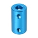 thumbnail image 2 of Acoplador de eje flexible 6mm a 8mm L25xD14 acoplador rígido para motor paso a paso rueda conecta azul, 2 of 3