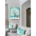 thumbnail image 5 of MuralMax - His & Hers Personalized Canvas Wall Art - Custom Romance Tree With Couples Names & Date - Gifts For Milestone, Newlyweds, Wedding Anniversary, Housewarming - Turquoise - Size 30 x 24, 5 of 6