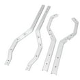 thumbnail image 3 of RC Metal Girder, High Strength Aluminium Alloy Easy To Install Lightweight Adjustable Wheelbase RC Chassis Frame Rails  For SCX6 1/6 RC Car Red,Black,Silver, 3 of 8