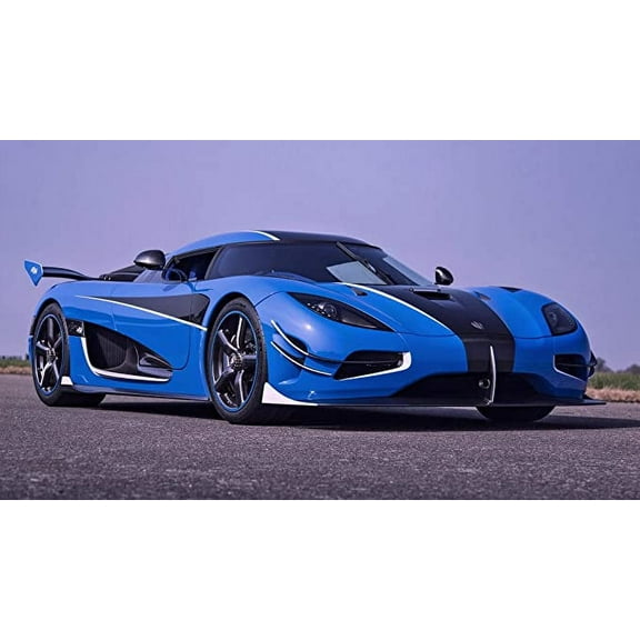 Iconic Arts Laminated 42x24 Poster: Koenigsegg agera rsn 2018 HD