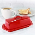 thumbnail image 3 of Chantal Butter Dish - True Red, 3 of 5