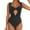 D261/Black, variant on Women's Bikini Sets Deep V Hard Cup Gathered Underwear High Waisted Bikini Two Piece Swimsuit Bathing Suit For Vacation