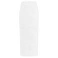 thumbnail image 3 of vigerkar Women's Bodycon Knitted Pencil Skirts Elastic High Waisted Midi Skirt White, One Size, 3 of 7