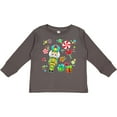 thumbnail image 3 of Inktastic Holiday Nutcracker and Candy for Christmas Boys or Girls Long Sleeve Toddler T-Shirt, 3 of 5