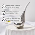 thumbnail image 3 of Cryo Sticks Ice Globes For Woman Face & Eyes, Unbreakable Stainless Steel Beauty Facial Massager, Cooling Rollers Skin Care For Face Dark Circles, Puffiness& Wrinkles, 3 of 8