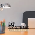 thumbnail image 2 of Handmadetneonsign Endocrinologist Metal Nameplate, Endocrinologist Desk Nameplate, Desk Name Plate Decor 47313, 2 of 5