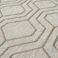 thumbnail image 3 of Luxe Weavers Moroccan Trellis Beige 5x7 Washable Area Rug, Anti-Slip Geometric Carpet, 3 of 9