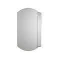 thumbnail image 3 of Croydex Sirena Arched Medicine Bathroom Cabinet with Mirrored Door in Silver (16x26in), 3 of 11